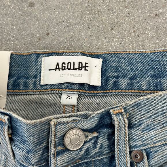 AGOLDE 90's Mid Rise Loose Fit Jeans in Unhinged NWT - Picture 7 of 12